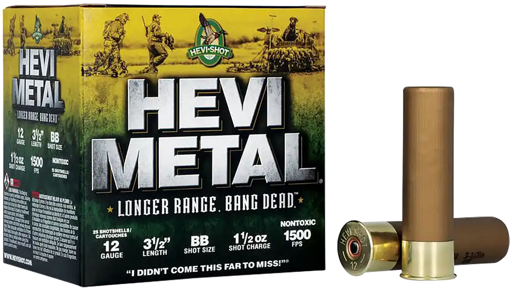 HEVI-Metal HS38588 12 Gauge 3.5" BB Shot - 25/Box, 10/Case