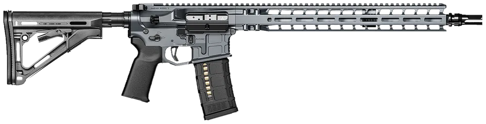 Radian Weapons R0042 Model 1 Rifle - 223 Wylde, 16" Barrel, 30+1 Capacity, Radian Gray Cerakote, Black Magpul Collapsible Stock