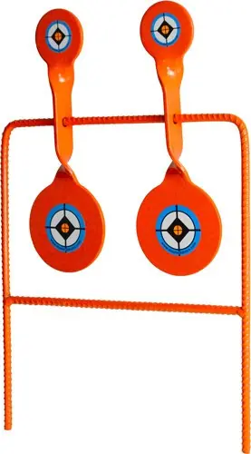 .22 Caliber Double Spinner All-Steel Reactive Target