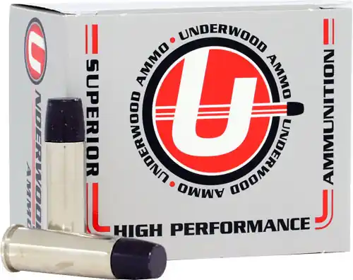 Underwood .45 LC +P 325GR Lead-FN Ammunition - 20 Rounds per Box, 10 Boxes per Case