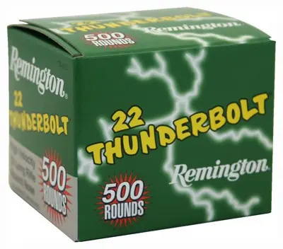 Remington Thunderbolt .22LR 40GR Lead Round Nose 5000 Rounds Case