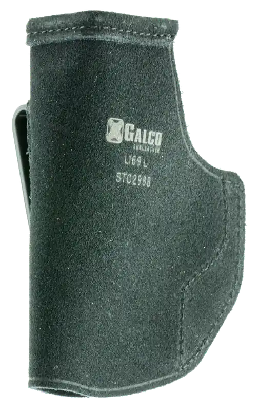 Galco STO298B Stow-N-Go IWB Black Leather Holster for Glock 29/30 with Belt Clip - Right Handed
