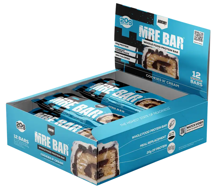 Redcon1 MRE Protein Bar Cookies N Cream - 12 Pack