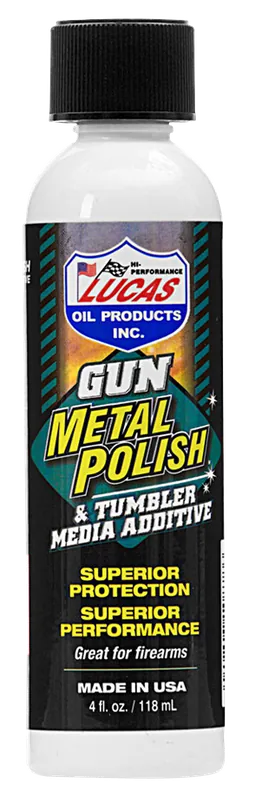 Lucas Oil 10878 Gun Metal Polish - Rust & Corrosion Protection, 4 oz
