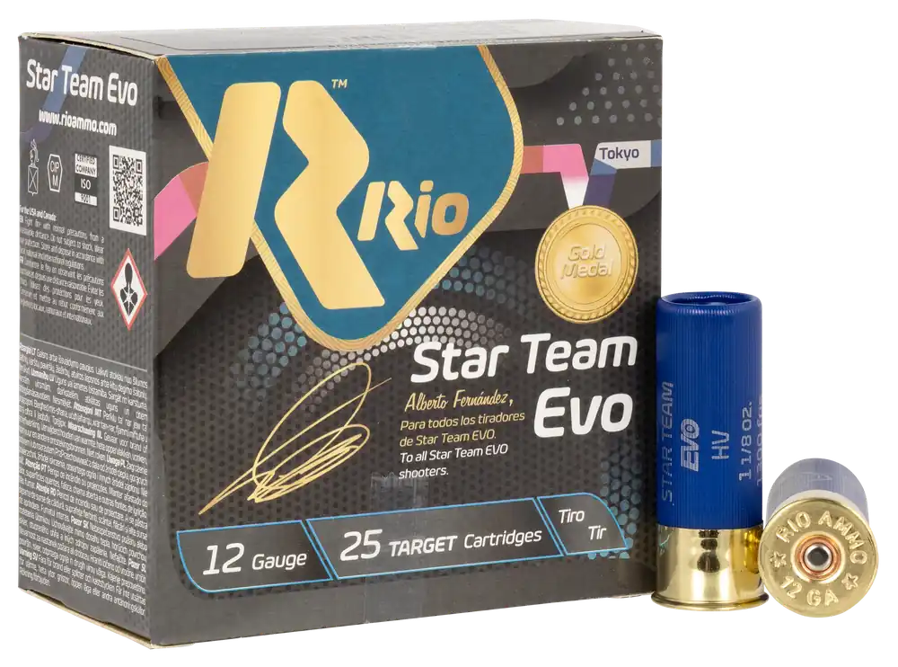 Rio Ammunition Star Team EVO 12 Gauge High Velocity 7.5 Shot 25/Box