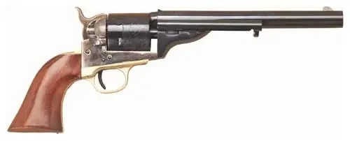Cimarron 1872 Open Top Navy 45LC 7.5" FS CC/Blued Walnut