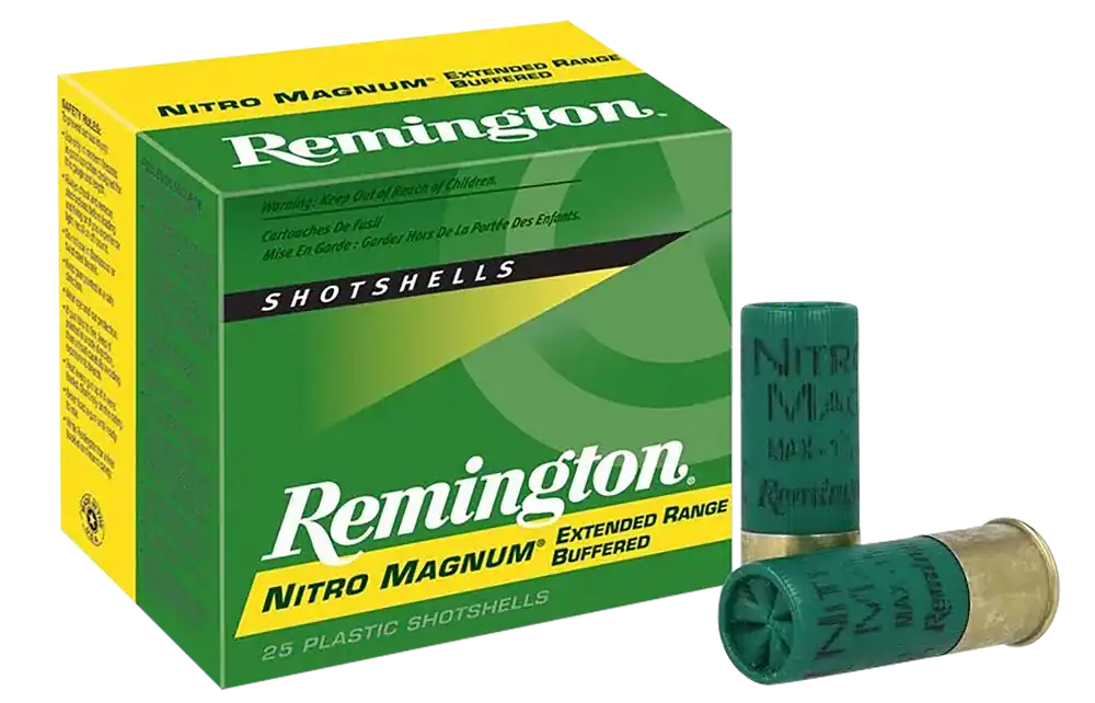 Remington Nitro Magnum 12 Gauge 3" 2 Shot Ammo - 25 Rounds per Box