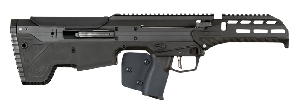 Desert Tech MDRx CA Compliant Bullpup Rifle Chassis - Black Synthetic, Right Hand, Side Eject with Pistol Grip