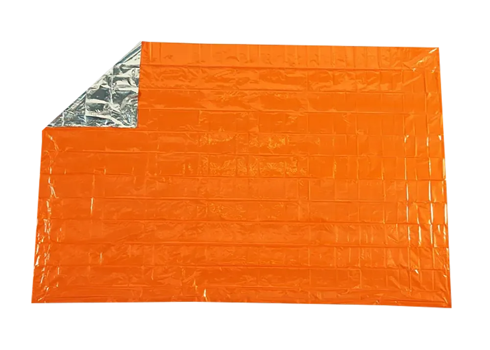 SOL Emergency Blanket: Waterproof, Warmth, Orange Metalized Polyethylene