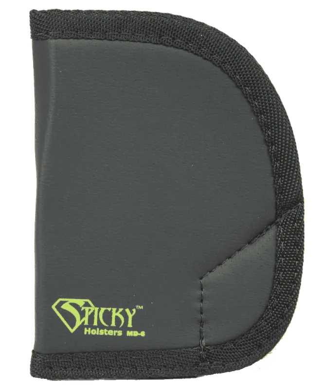 Sticky Holsters MD6 Black/Green Latex-Free Rubber for Ruger SP101 Ambidextrous
