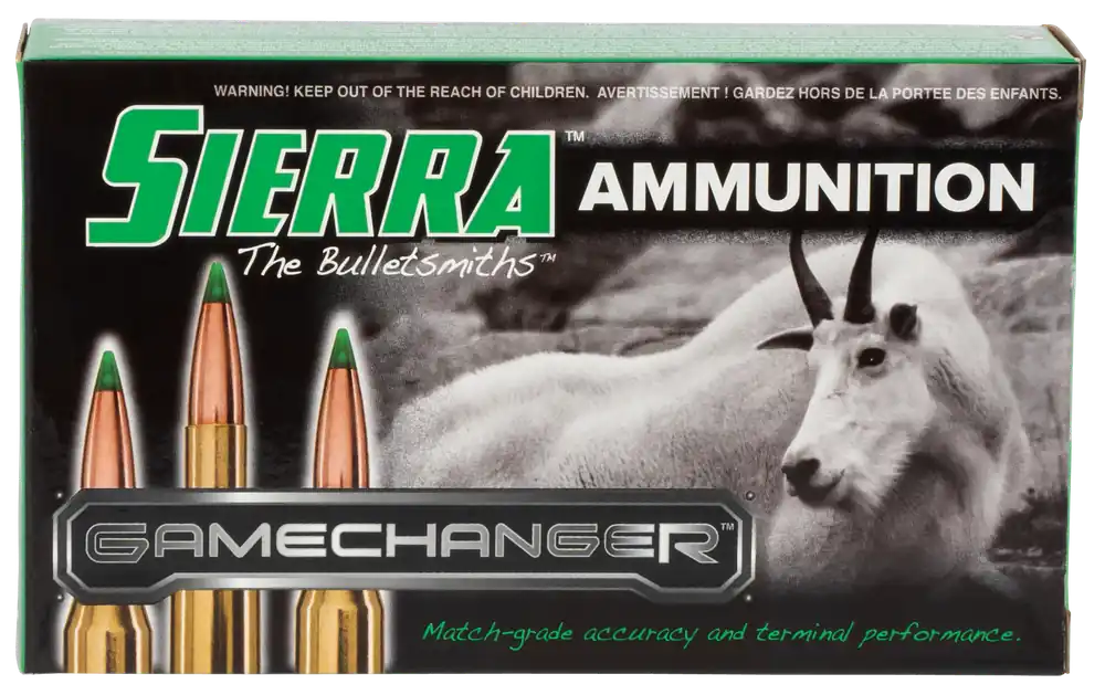 Sierra A455008 GameChanger 7mm Rem Mag 150gr Tipped GameKing - 20 Rounds/Box, 10 Boxes/Case