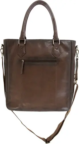 Dark Brown Cameleon S&W Flat Tote CC Purse