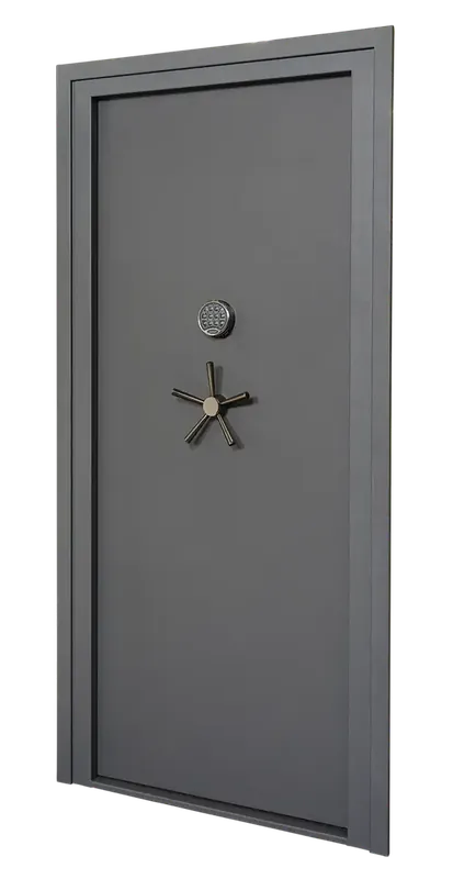 SnapSafe 75421 Premium Vault Door, Dark Gray, 81" High, 12-Gauge Steel