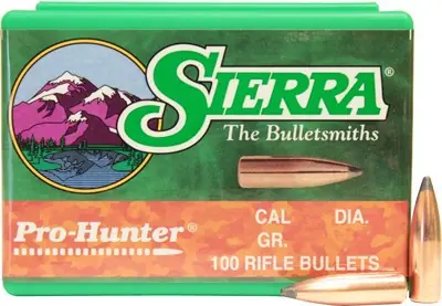 Sierra Bullets .30 Cal 180GR RN .308 - 100 Count
