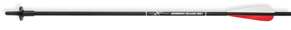 Carbon Express 55604 22" Carbon Fiber Crossbow Release Bolt - Black/Red