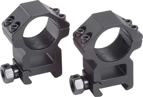 4 Screw Medium Matte Black Traditions Tactical Rings 1"
