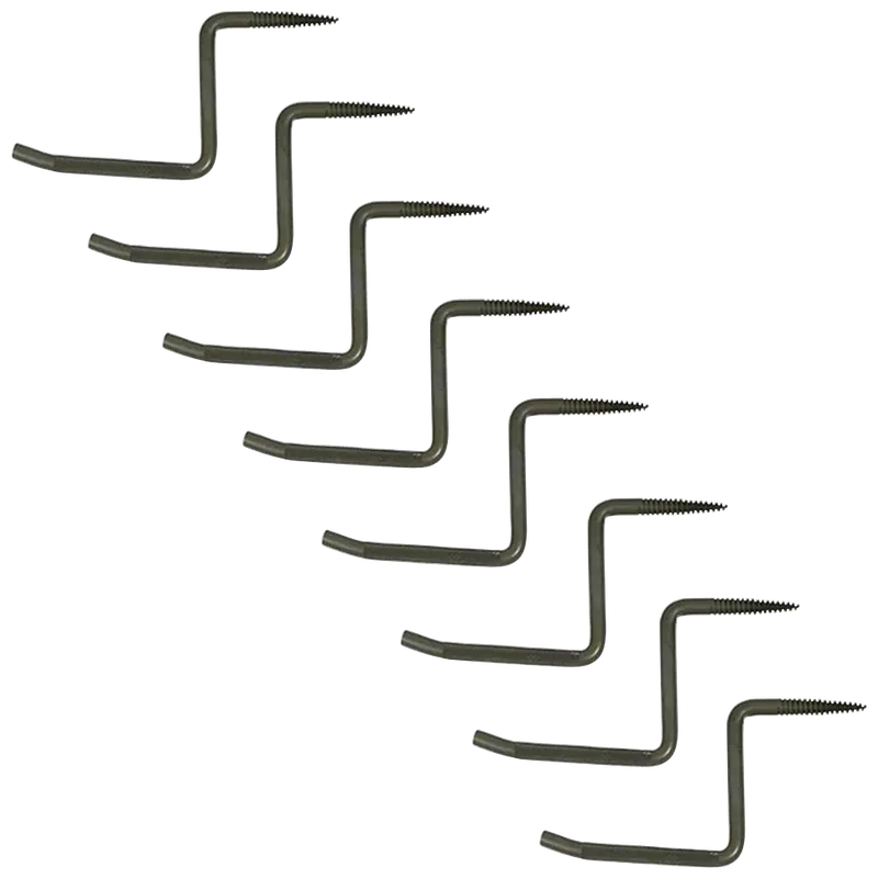 Ameristep Step-Up Tree Steps, 4" Wide, Black, Pack of 8