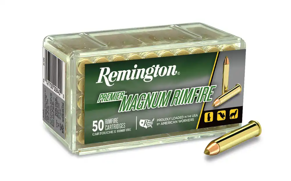Remington Premier Magnum Rimfire 22WMR 33gr AccuTip V - 50 Rounds per Box