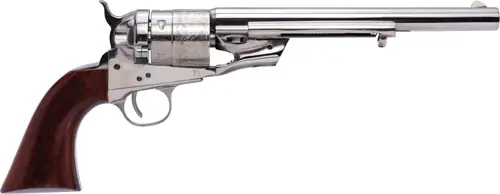 Cimarron 1860 Richards-Mason 8" FS Nickel Walnut TYP2 45LC