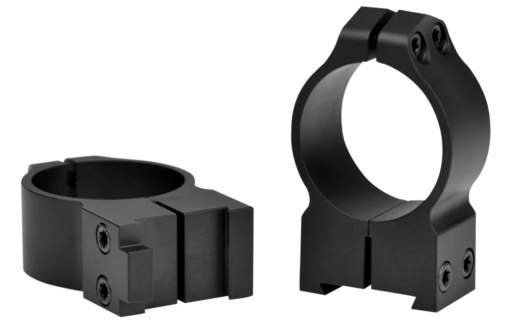 Warne 15BM CZ 550 Maxima 30mm High Scope Rings - Matte Black, 0 MOA