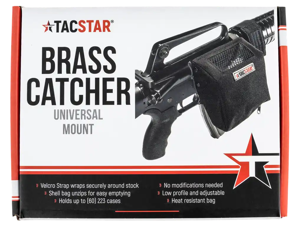 Universal Brass Catcher with Velcro Mount - Black Canvas (Lyman 1081245)