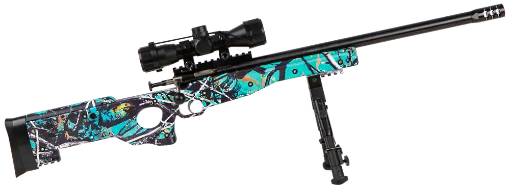 Crickett KSA2149 Youth 22 LR Rifle with Scope & Bipod - Muddy Girl Serenity Stock
