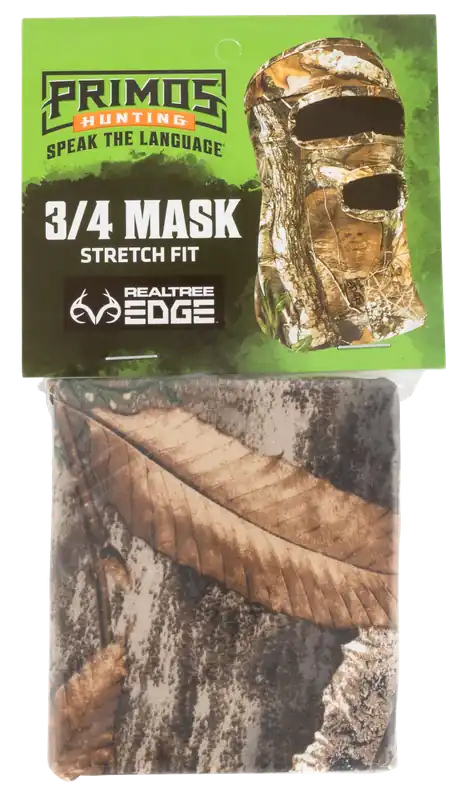 Primos PS6668 Realtree Edge Neoprene 3/4 Face Mask - One Size Fits All