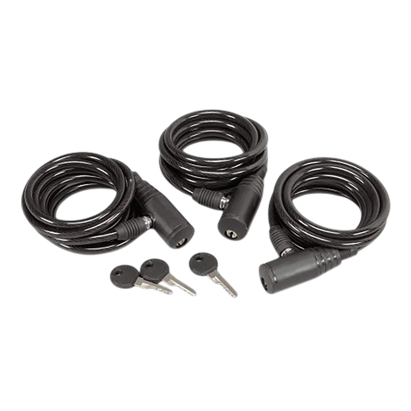Hunters Specialties HS-00608 6' Black Cable Lock 3-Pack