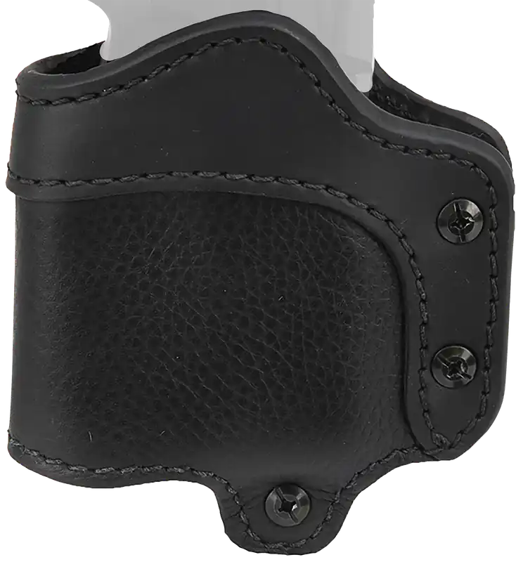 Ultra Custom Light Bearing OWB Holster for Glock 43/Sig P365/Walther PPK - Night Sky Black Leather