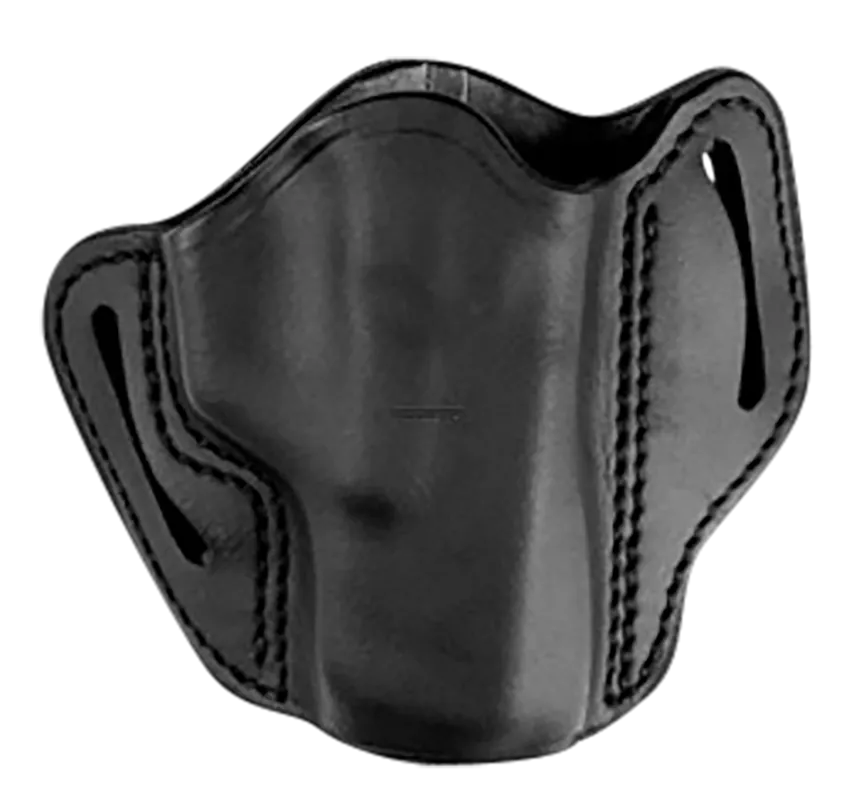 Sig P320 Right Hand Leather Belt Slide Holster - Matte Black OWB Size 04 by Uncle Mike's