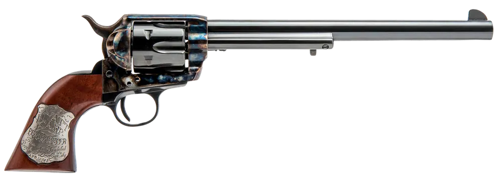 Cimarron Wyatt Earp Frontier Buntline .45 Colt 10" Blued Steel Revolver with Walnut Grip