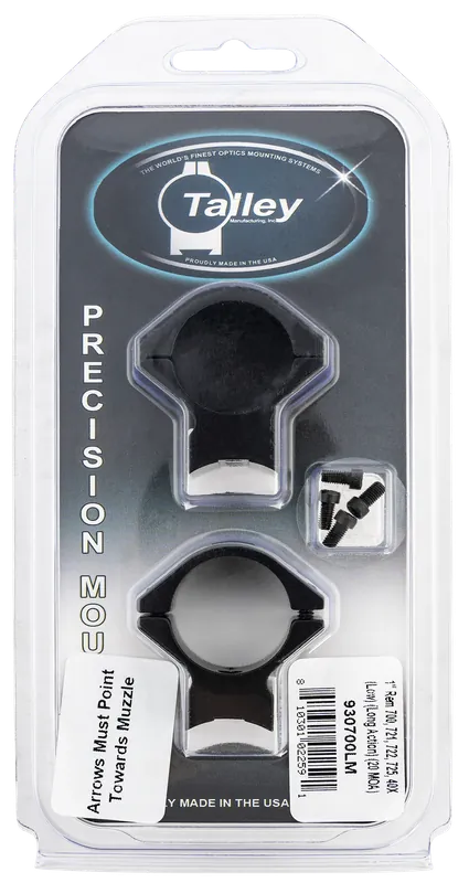 Talley 930700LM 1" Scope Mount/Ring Combo for Remington Long Action 20 MOA