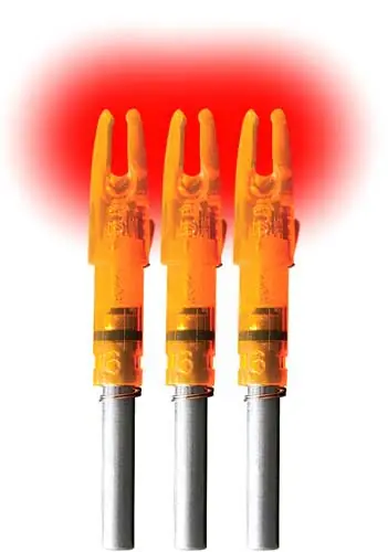 GT-Series HD Orange 3-Pack Lumenok Lighted Nock