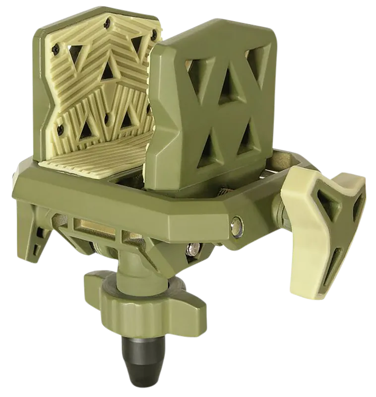 Primos 65907 Classic Rifle Adapter for Spartan Tripods with Hardware - Gray