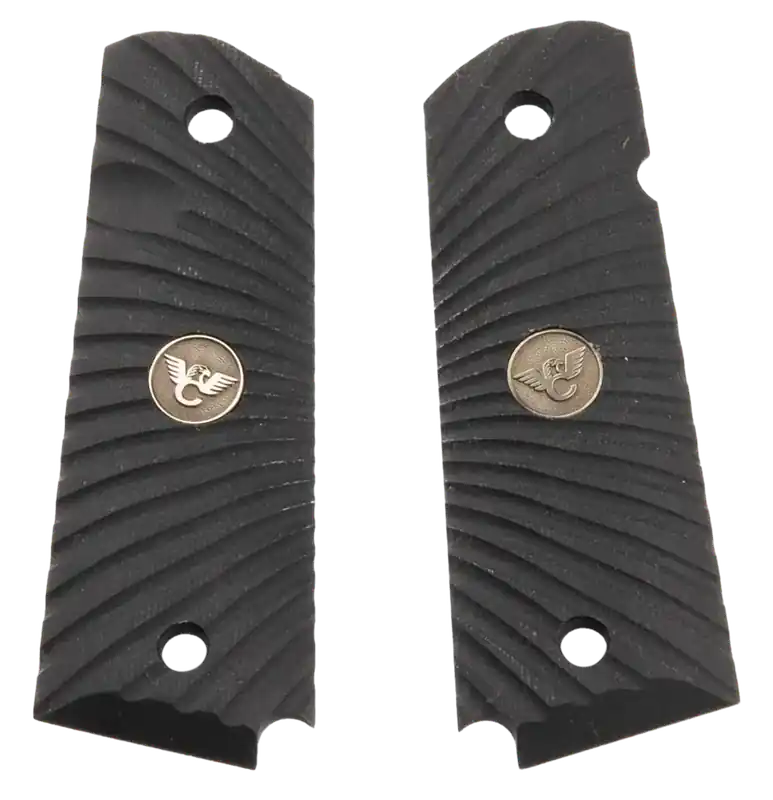 Wilson Combat 351AAFS 1911 Starburst G-10 Black Grip Panels