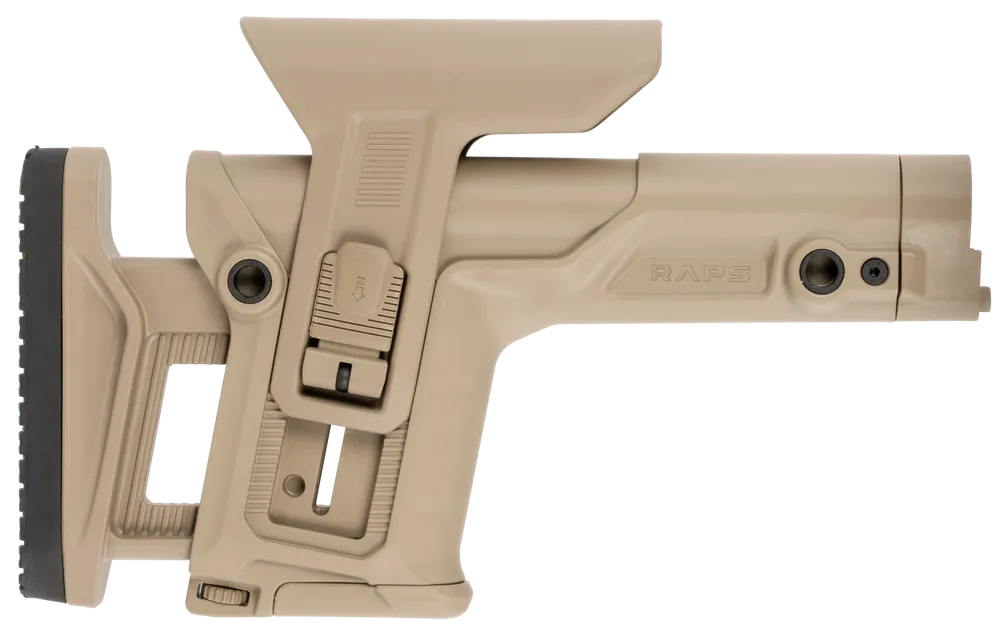 FAB Defense RAPS Precision Stock with Adjustable Cheek-Rest & LOP in Flat Dark Earth