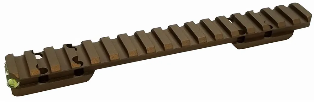 Talley PLMHC735AC Browning X-Bolt 20 MOA Picatinny Rail with Anti-Cant Indicator - Smoked Bronze Long Action