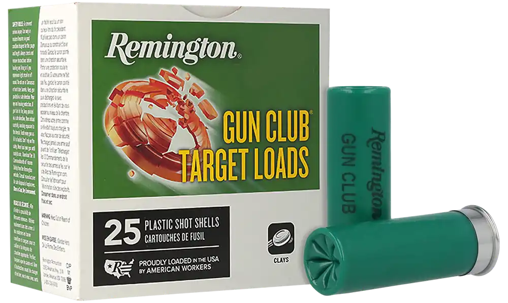 Remington Gun Club 12 Gauge 2.75" 1 1/8 oz 8 Shot - 25 Rounds per Box, 10 Boxes per Case