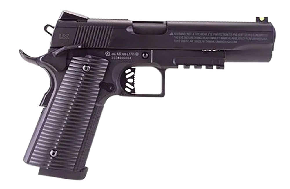 RWS/Umarex BBX11 .177 Caliber Air Pistol with 16-Round Capacity, Skeleton Trigger, and Hammer