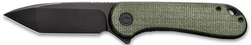 CIVIVI Elementum Knife 2.96" Green Micarta/Black D2 Clam Pack