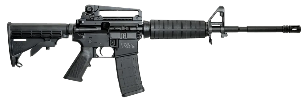 Smith & Wesson M&P15 Semi-Automatic Rifle - 223 Rem/5.56 NATO, 16" Barrel, 30+1 Capacity, Black Finish
