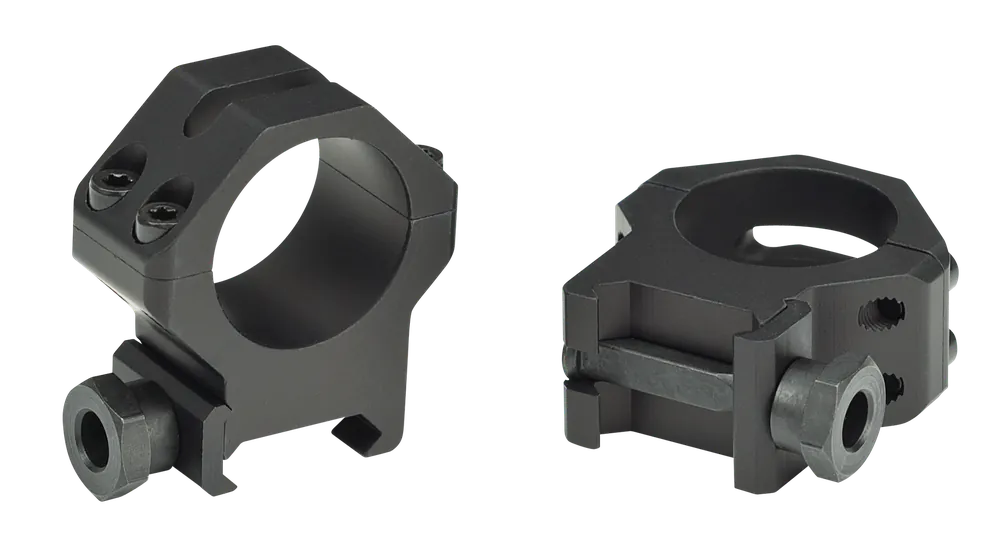 Weaver 48361 Matte Black 1" High Skeleton Rings