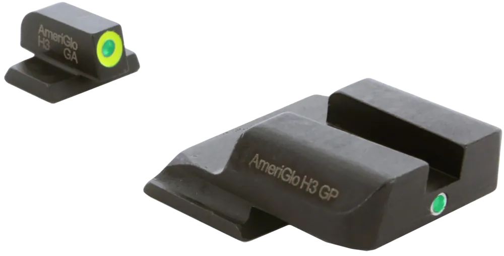 AmeriGlo SW301 i-Dot Sight Set for S&W M&P with Green Tritium Front & Rear Sights