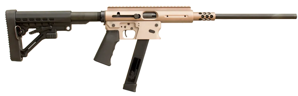 TNW Firearms Aero Survival 9mm Luger Rifle - 33+1 Capacity, 16.25" Barrel, FDE Finish, Black Collapsible Stock, Optic Ready