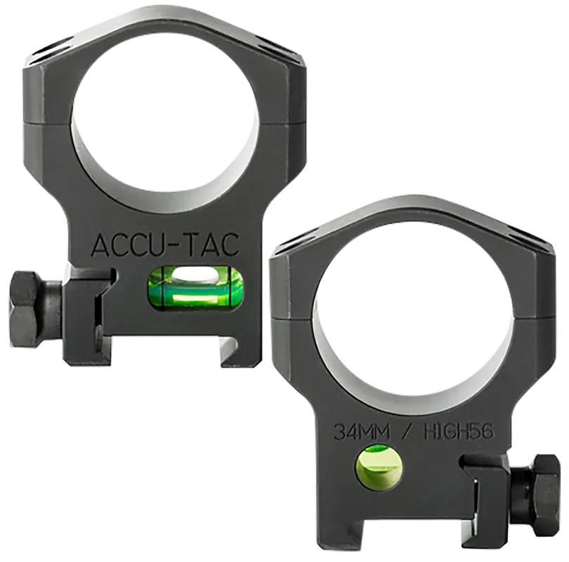 Accu-Tac HSR340 34mm Flat Black Scope Rings