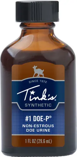 Estrus Synthetic Deer Lure 1 fl oz Bottle - Tink's #1 Doe-P Non-Urine Formula
