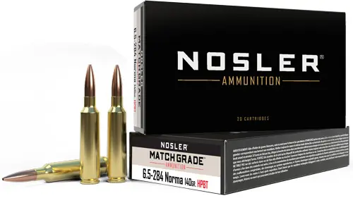 Nosler Match 6.5x284 Norma 140gr Custom HPBT 20rd Box