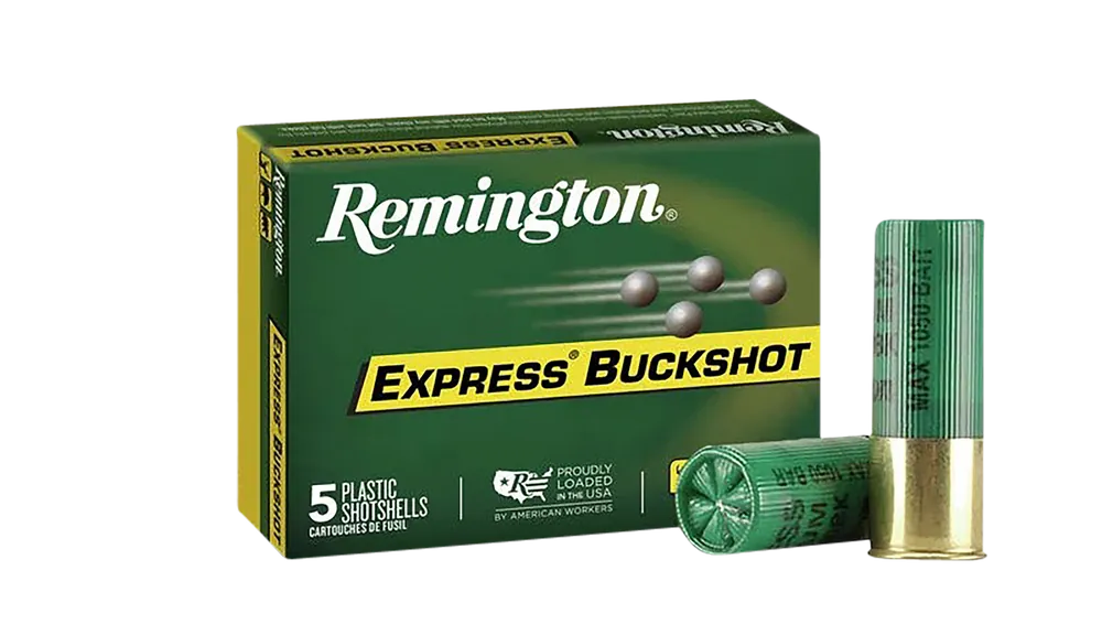 Remington Express Buckshot 12 Gauge 00 Buck 5-Round Box