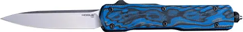 Hogue Counterstrike Auto OTF Knife with Blue G10 Handle - 3.35" Drop Point Blade