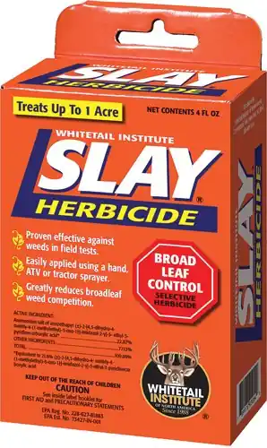 SLAY Broadleaf Herbicide 4oz for 1 Acre - Whitetail Institute